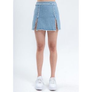 Danielle Guizio Denim Skirt